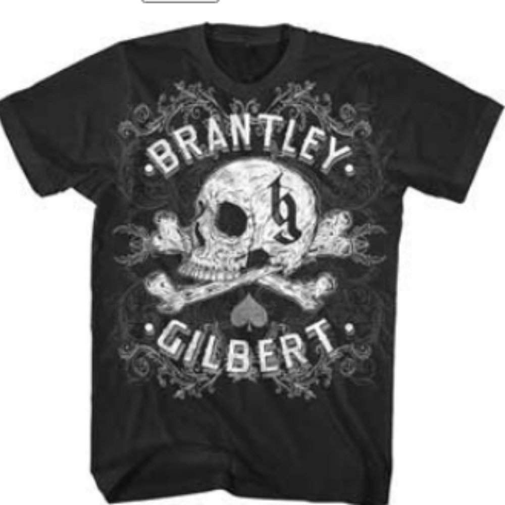 Brantley Gilbert Skull t-shirt